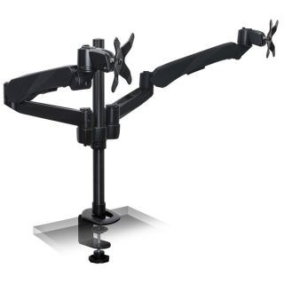 Mount It Expandable Dual LCD Monitor Desk Mount with Quick Release