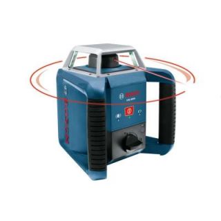 Bosch 1300 ft. Self Leveling Rotary Laser Level with Laser Receiver and Carrying Case GRL400H