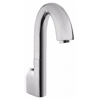 TOTO TEL165 D10E CP 0 5 GMP Gooseneck Wall Mount EcoPower Faucet in Polished Chrome with 0 09GPC