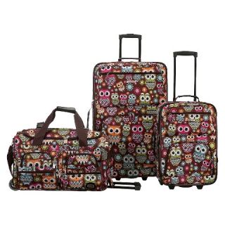 Rockland Spectra 3pc Luggage Set   New Heart