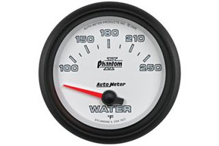 AutoMeter 7837   Range 100°   250° F, short sweep/electric Water Temperature   2 5/8" Temperature   Gauges