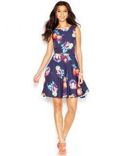 Betsey Johnson Sleeveless Floral Print Dress   Dresses   Women   