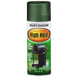 Rust Oleum Specialty High Heat High Heat Green Rust Resistant Enamel Spray Paint (Actual Net Contents 12 oz)