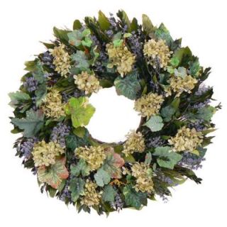 The Christmas Tree Company Vineyard Dreams 22 in. Dried Floral Wreath DISCONTINUED VG9223696CTC