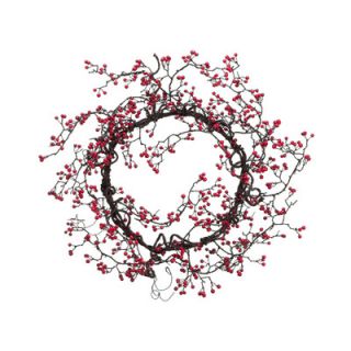 24 Artificial Outdoor Wild Berry Christmas Wreath by Tori Home