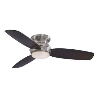 Minka Aire F594 PW Traditional 3 Blade 1 Light Concept Ceiling Fan in Pewter   blades Included