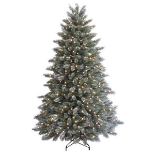 GE 7 ft Scotch Pine Pre lit Artificial Christmas Tree with 550 Count Clear Lights