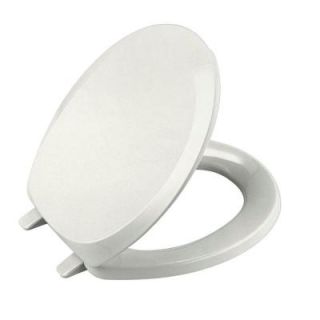 KOHLER French Curve Round Closed Front Toilet Seat in White K 4663 0