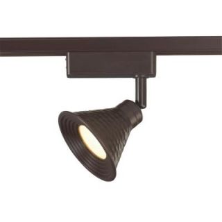 Commercial Electric LED Bronze Linear Track Lighting Head with Hammered Shade DC4021ABZ