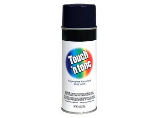 Rustoleum 55275 830 Flat Black Touch N Tone Spray Paint   Pack of 6