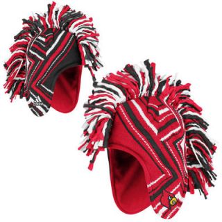adidas Louisville Cardinals Youth Mohawk Knit Hat   Cardinal/Black