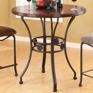 Acme Furniture Tavio Bar Table   Dark Bronze   Pub Tables & Sets