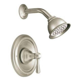 MOEN Kingsley Posi Temp Single Handle 1 Spray Shower Faucet Trim Kit in Brushed Nickel (Valve Not Included) T2112BN