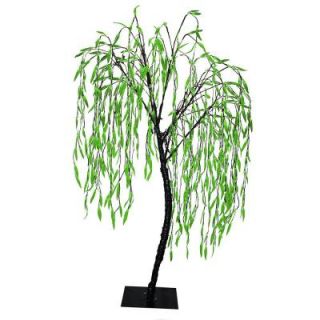Sterling 8 ft. Pre Lit Green LED Willow Artificial Tree 92412002