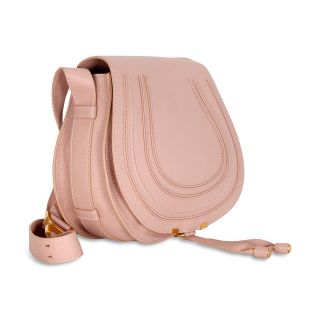 Chloe Marcie Medium Saddle Bag   Anemone Pink
