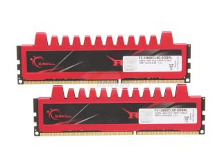 G.SKILL Ripjaws Series 8GB (2 x 4GB) 240 Pin DDR3 SDRAM DDR3 1600 (PC3 12800) Desktop Memory Model F3 12800CL9D 8GBRL