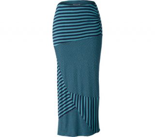 Womens Royal Robbins Noe Multi Stripe Skirt   Dark Aqua    & Exchanges