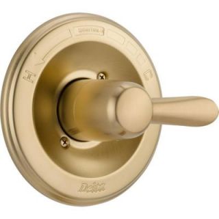 Delta Lahara Monitor 14 Series 1 Handle Temperature Control Valve Trim Kit in Champagne Bronze (Valve Not Included) T14038 CZ