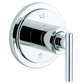 GROHE Atrio Single Handle Diverter Valve Trim Kit with Lever Handle in StarLight Chrome (Valve Sold Separately) 19 166 000