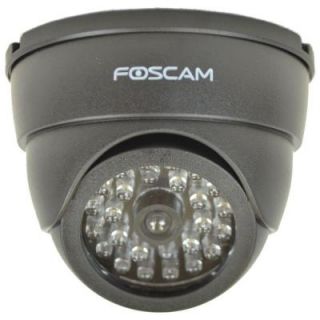 Foscam Wireless Indoor/Outdoor Dummy Camera with Red Blinking Light   Black FD1140