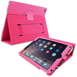 Snugg Hot Pink Leather iPad Air 2 Case