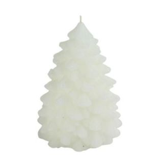 7 in. White Pine Tree Candle 9XF88WHZ